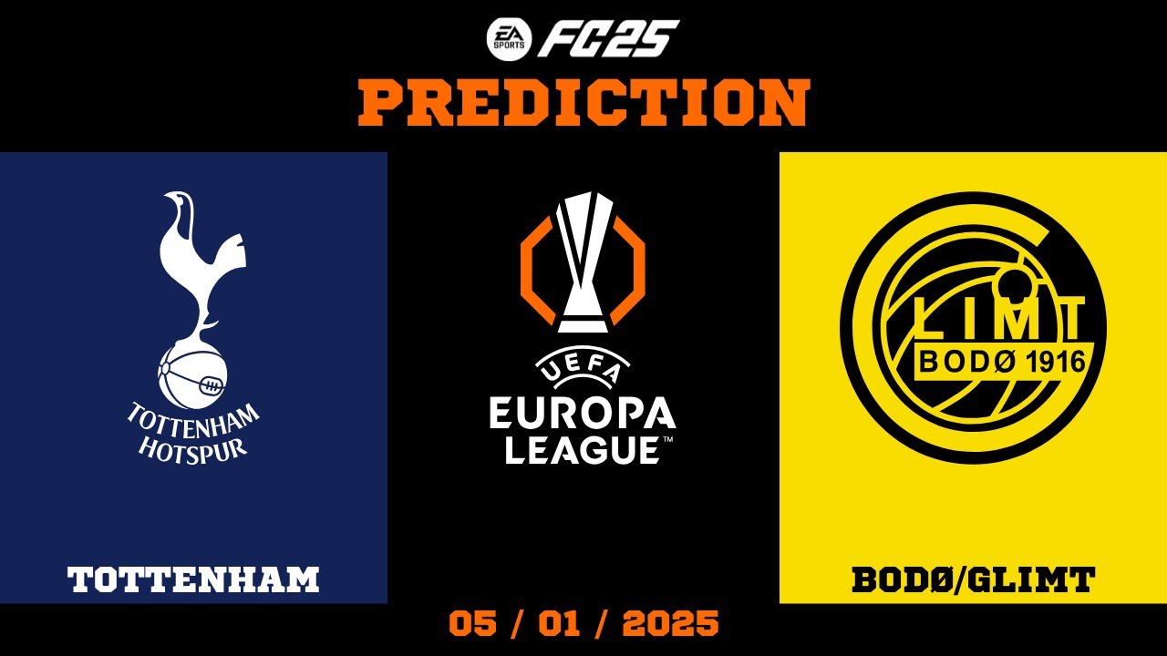 [4K] Tottenham Hotspur FC vs FK Bodø/Glimt - Prediction - 2024-25 UEFA Europa League - EA FC 25
