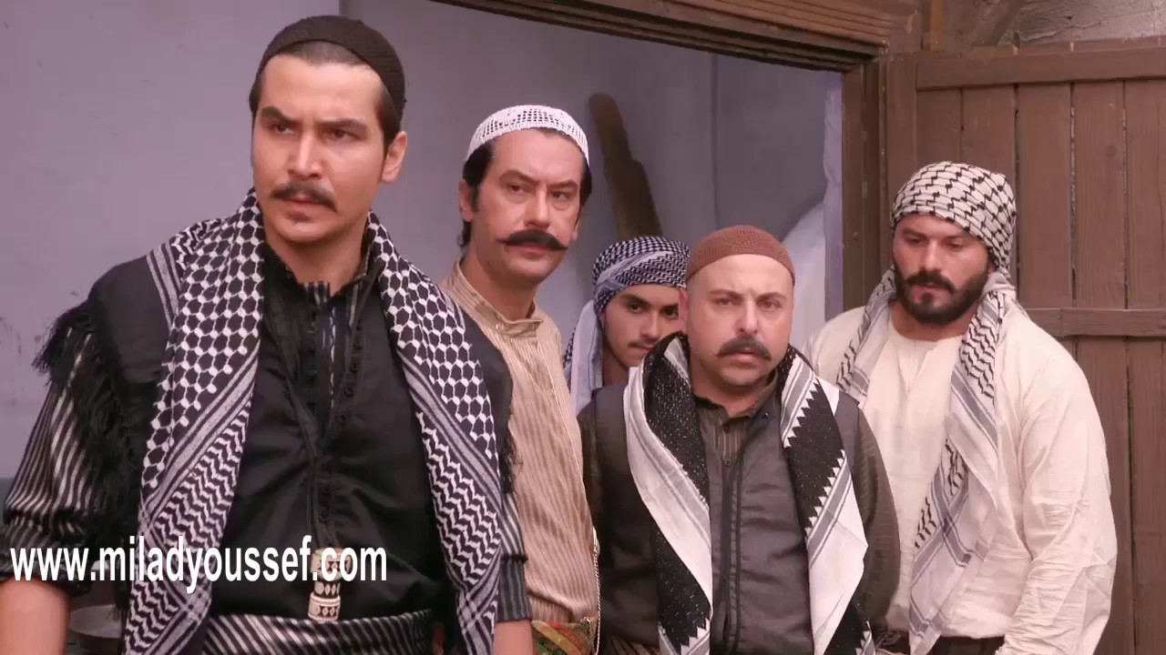 باب الحارة 9 - طوشة اهل الحارة مع بشير شوفو ابو عصام كيف حلها - ميلاد يوسف - عباس النوري