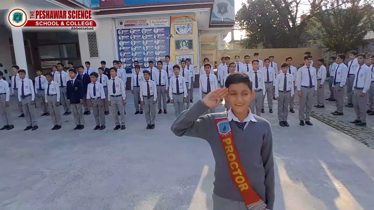 Morning Assembly | National Anthem | The Peshawar Science School & College Abbottabad | PSSC Student