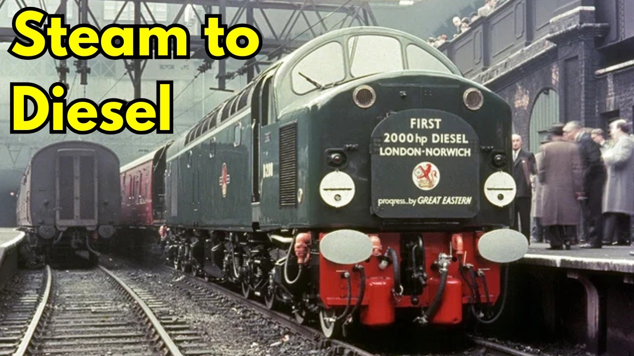 The Great Change: From Steam to Diesel on Britain’s Railways #BritishRailways #SteamLocomotives #fyp