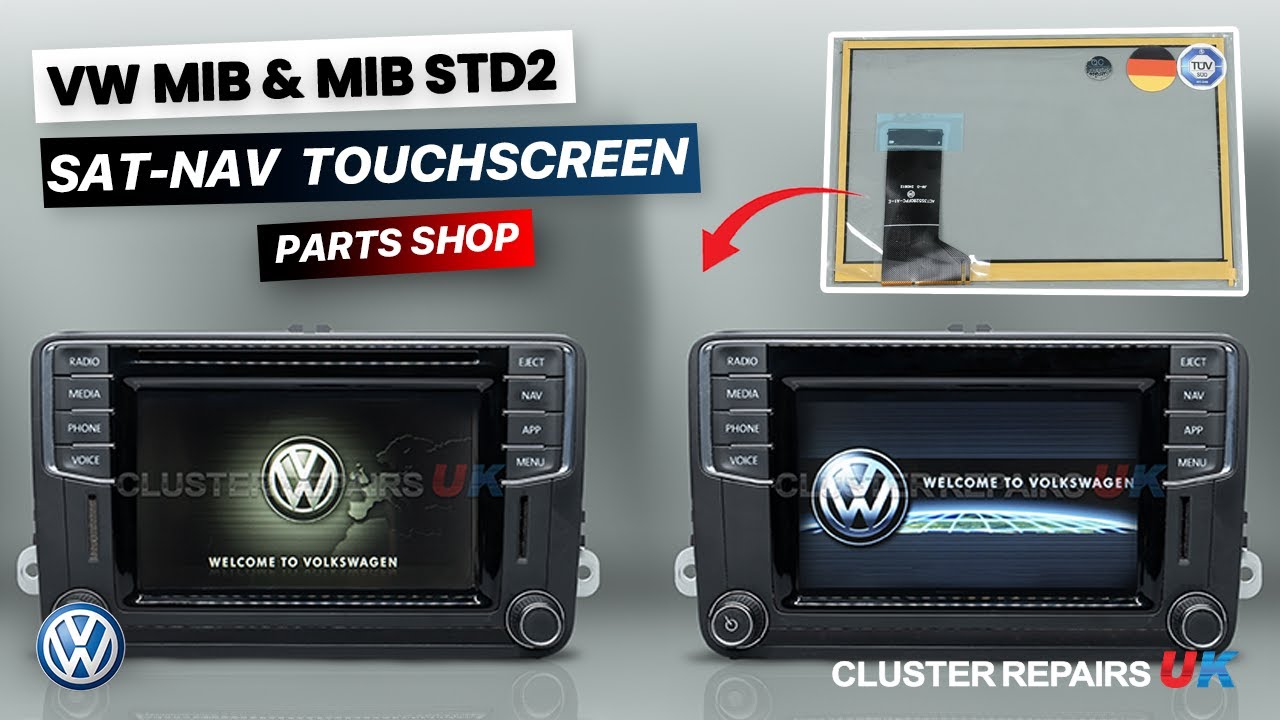 Is your VW MIB & MIB STD2 Sat Nav Touchscreen Faulty? All Models, Parts and Tutorial, Fixed!