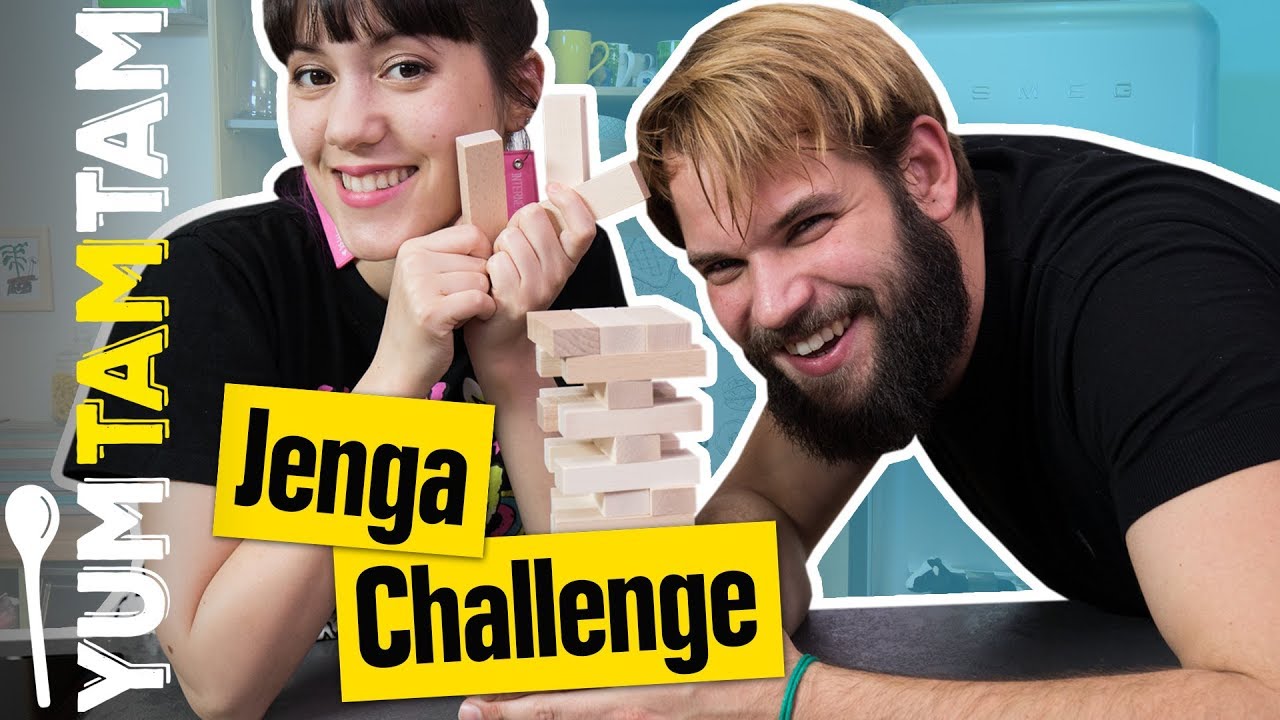 Hummus, Schokonüsse & Gnocchi?! 🤯 // JENGA CHALLENGE #4 // 