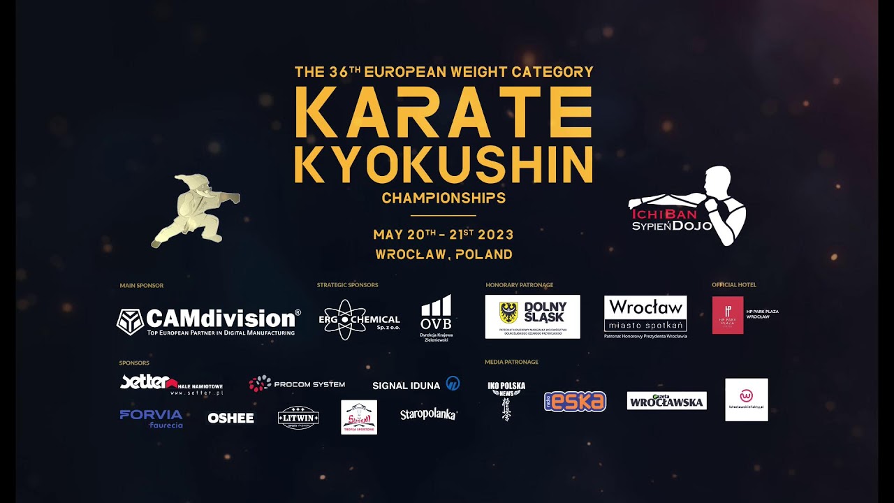 TATAMI A - THE 36th EUROPEAN WEIGHT CATEGORY KARATE KYOKUSHIN CHAMPIONSHIPS WROCLAW 2023
