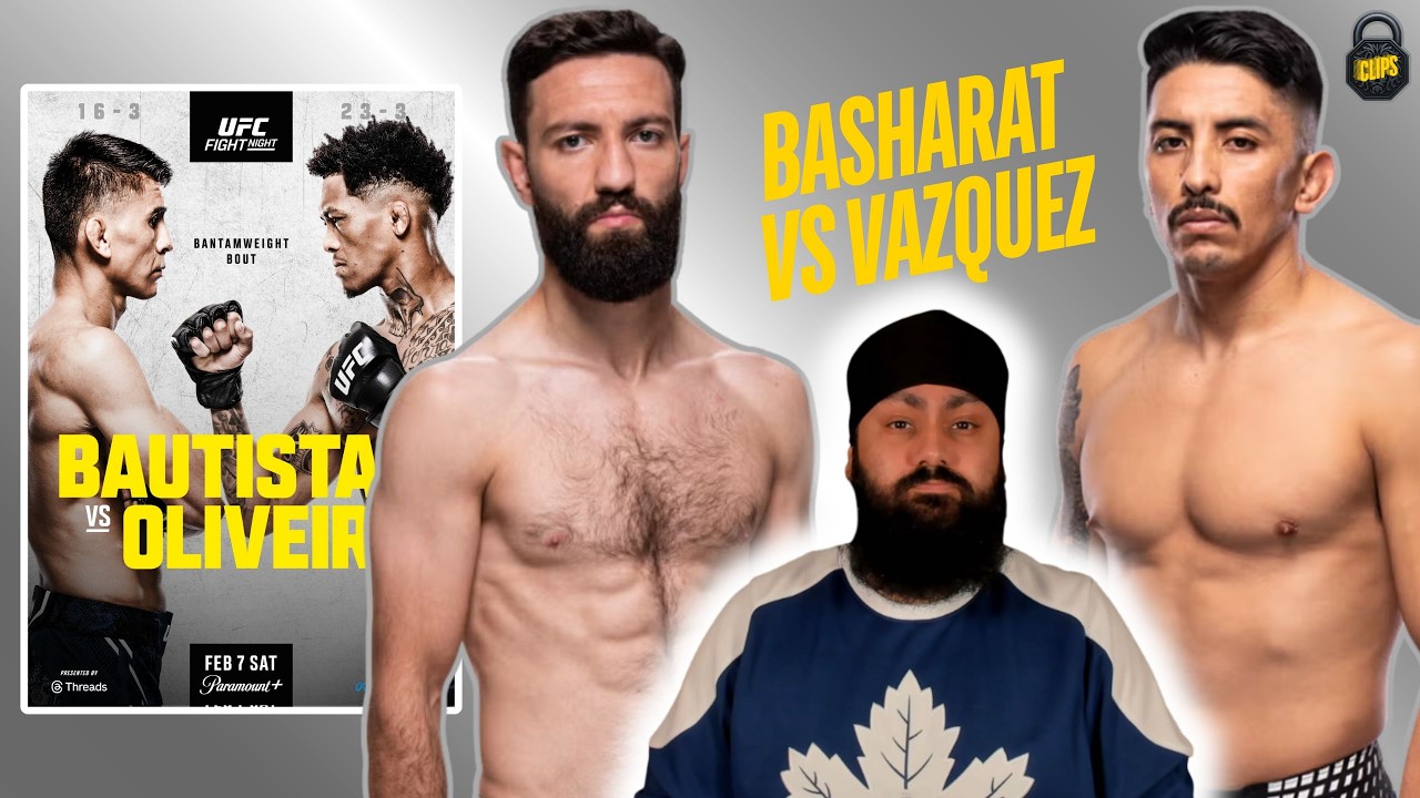 UFC Vegas 113: Basharat vs Vazquez Breakdown, Prediction, & Pick