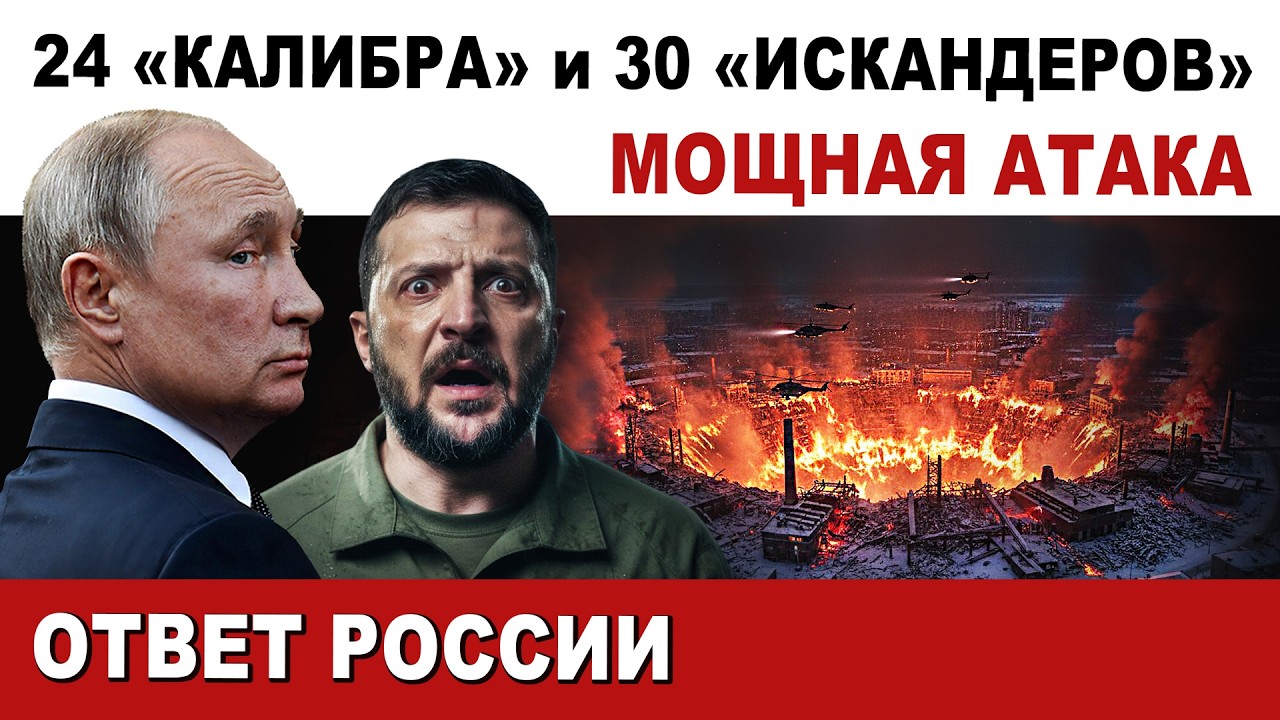 24 &laquo;Калибра&raquo; и 30 &laquo;Искандеров&raquo; ответ ВС РФ. Боевикам &laquo;Шквал&raquo; конец