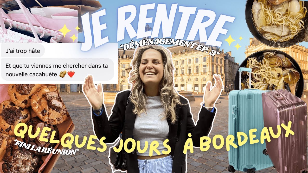 BACK TO BORDEAUX 🍇 || DÉMÉNAGEMENT ep.3 : Copines, adresses, hall courses & vêtements