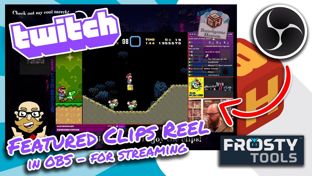 УРОК: Как бесплатно настроить подборку клипов Twitch в OBS!