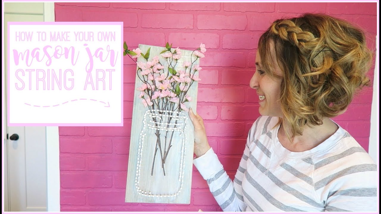 Mason Jar String Art