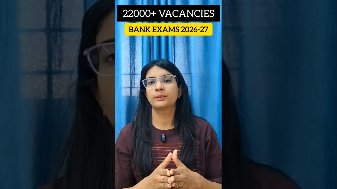 Biggest recruitment for Bank Exams 2026-27, Lots of opportunities this year❤️