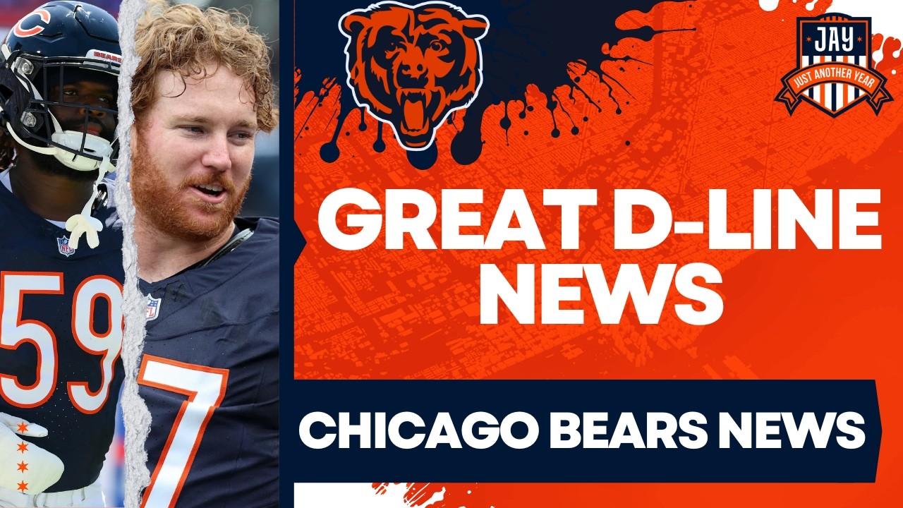 ОТЛИЧНЫЕ новости о линии защиты Chicago Bears: Jamree Kromah, Jordan Van Den Berg, James Lynch и ...
