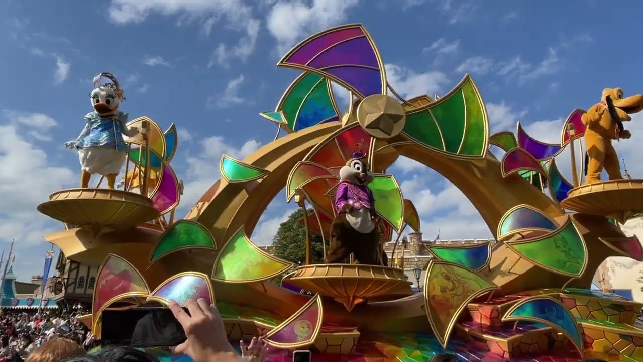 [4K] Harmony in Color, Disney daytime parade, ディズニー ハーモニー イン カラー , Disneyland Tokyo 40th Anniversary