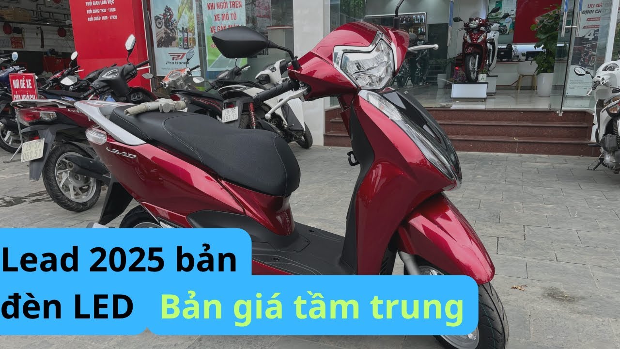 Lead 2025 bản cao cấp màu đỏ. Review nhanh Lead mới màu đỏ 2025 #lead2025.