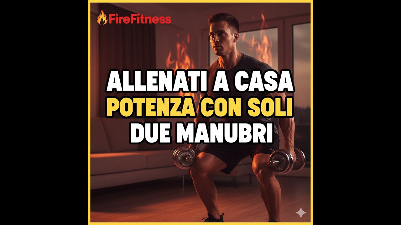 ALLENATI A CASA: POTENZA CON SOLI DUE MANUBRI