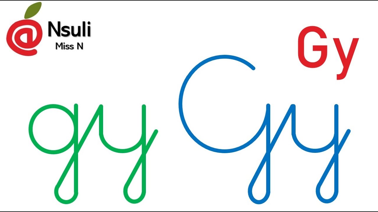 A nagy írott Gy betű