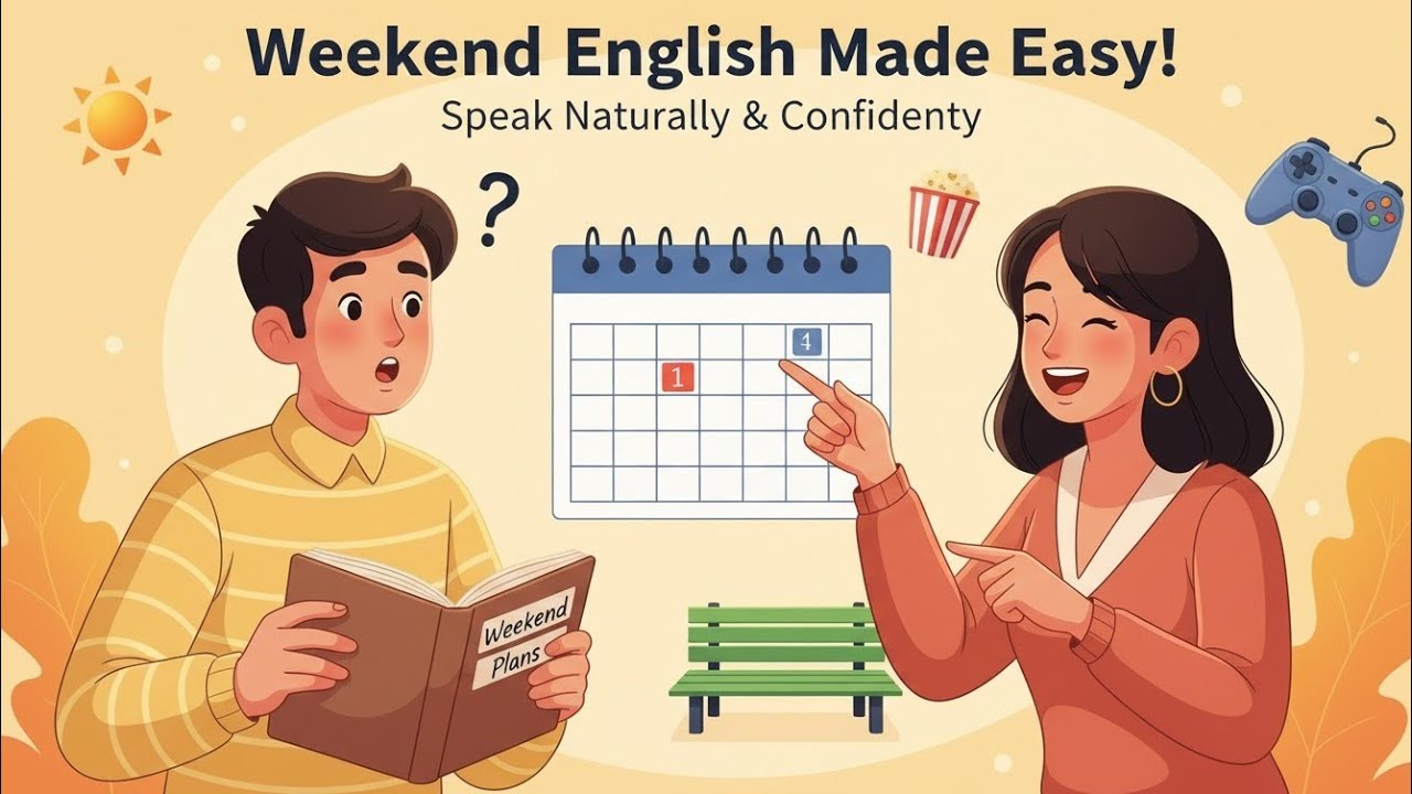 How to Talk About Your Weekend in English | Easy English for Beginners