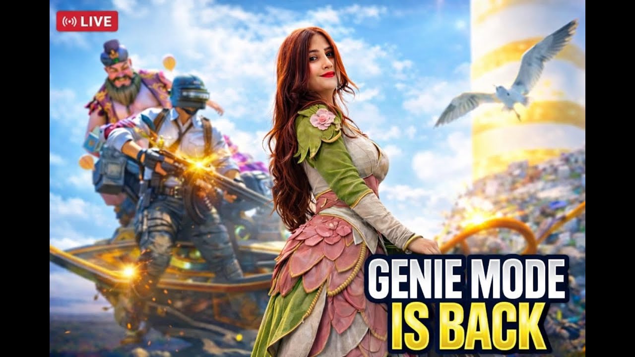 BGMI LIVE : GENIE UPDATE IS BACK | RANK PUSH