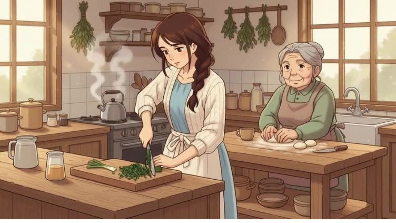Rain on the Tin Roof — Making Warm Flatbread in a Quiet Countryside Kitchen 🌧️ | Ghibli Dream ASMR