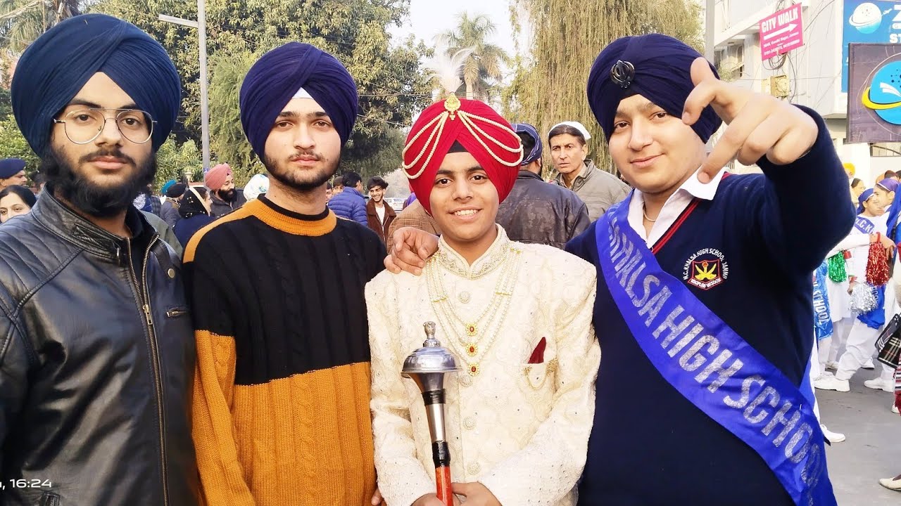 NAGAR KIRTAN JAMMU 2024 || M.C KHALSA HIGH SCHOOL