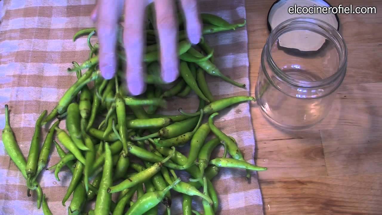 EL COCINERO FIEL #324 GUINDILLAS ENCURTIDAS (DE ROBERTO)