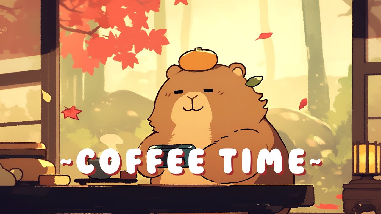 Capybara Lofi Zone - Peaceful Lofi Hip Hop Beats ~ Tranquil Mood ~ 🦫 🎵 🌙