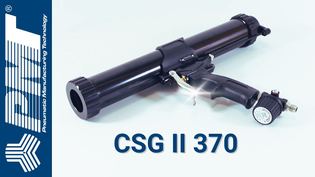 Jak działa wyciskacz pneumatyczny do mas CSG II 370 PMT?