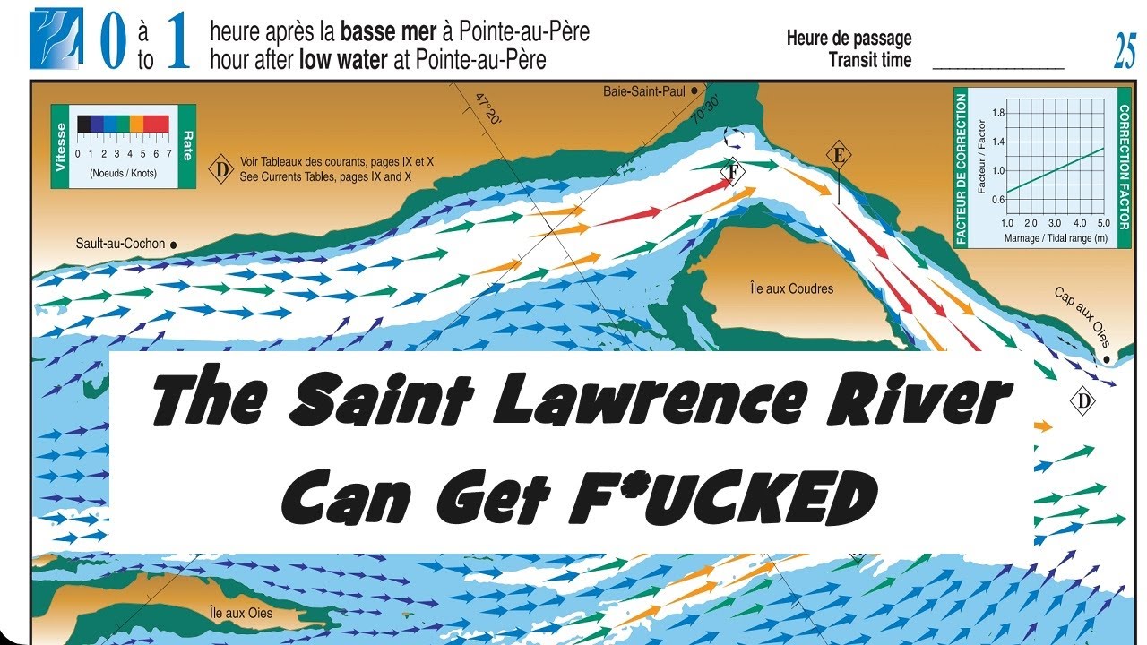The Saint Lawrence River Can Get F*CKED, Sailing Up River, The Wrong Way To Go About Rivers