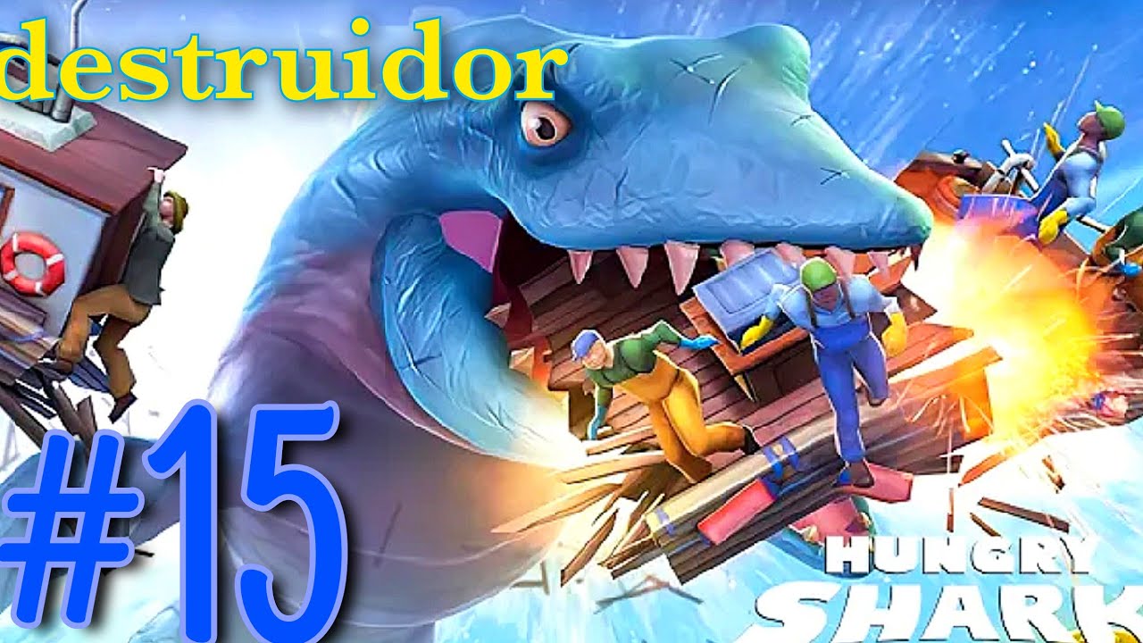 Sr. Bocarra é muito forte hungry shark evolution