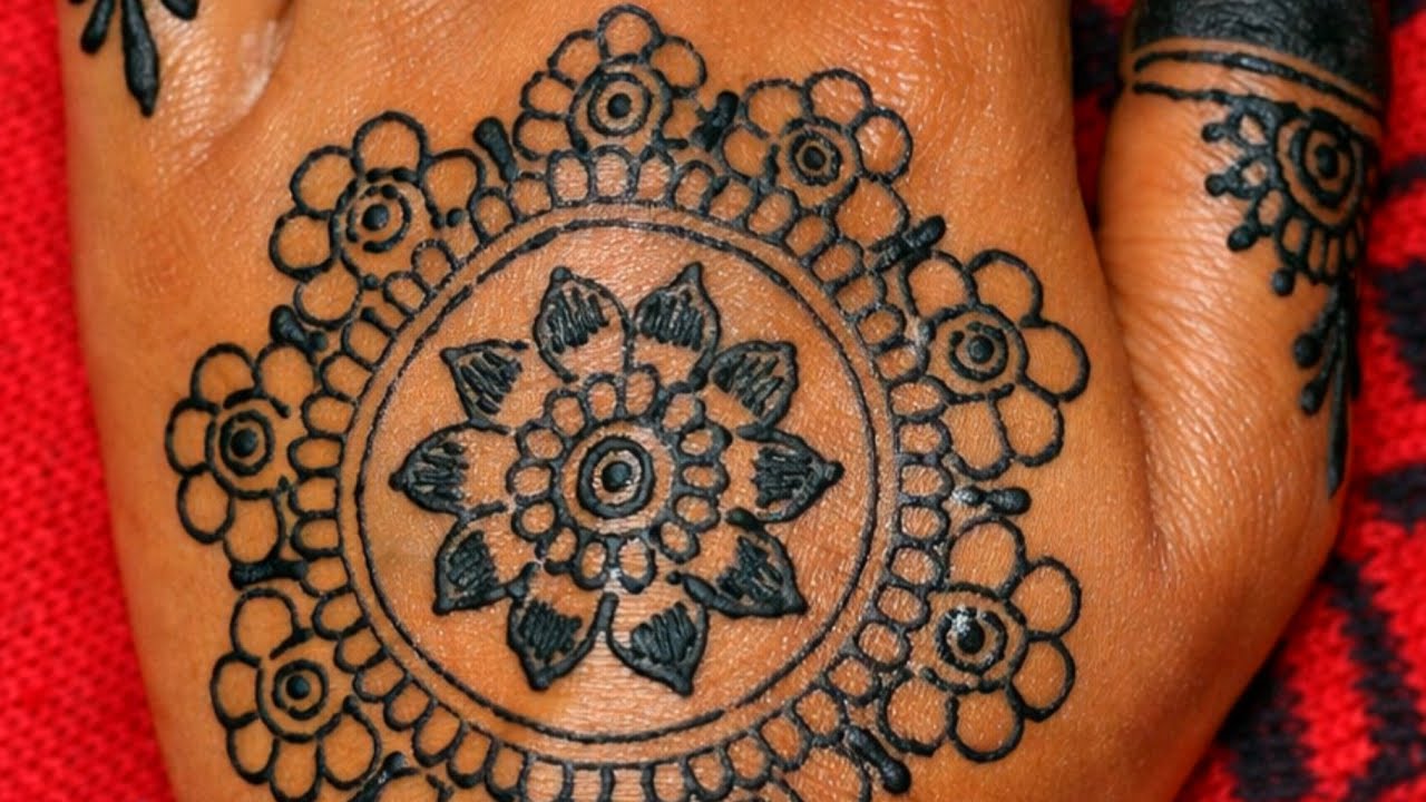 Beautiful Round Mehndi Design for Hands | Easy Floral Mehndi Design | Live Mehndi Art 2026