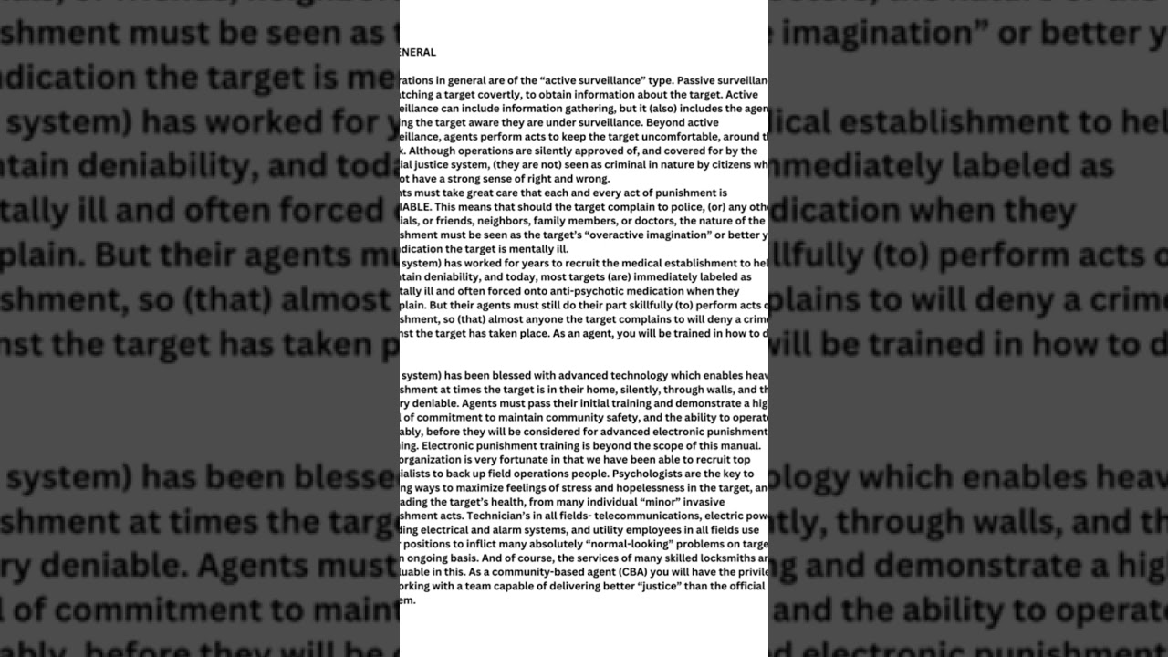 Руководство по обучению преследованию преступников. Часть 1. Общие сведения и наблюдение