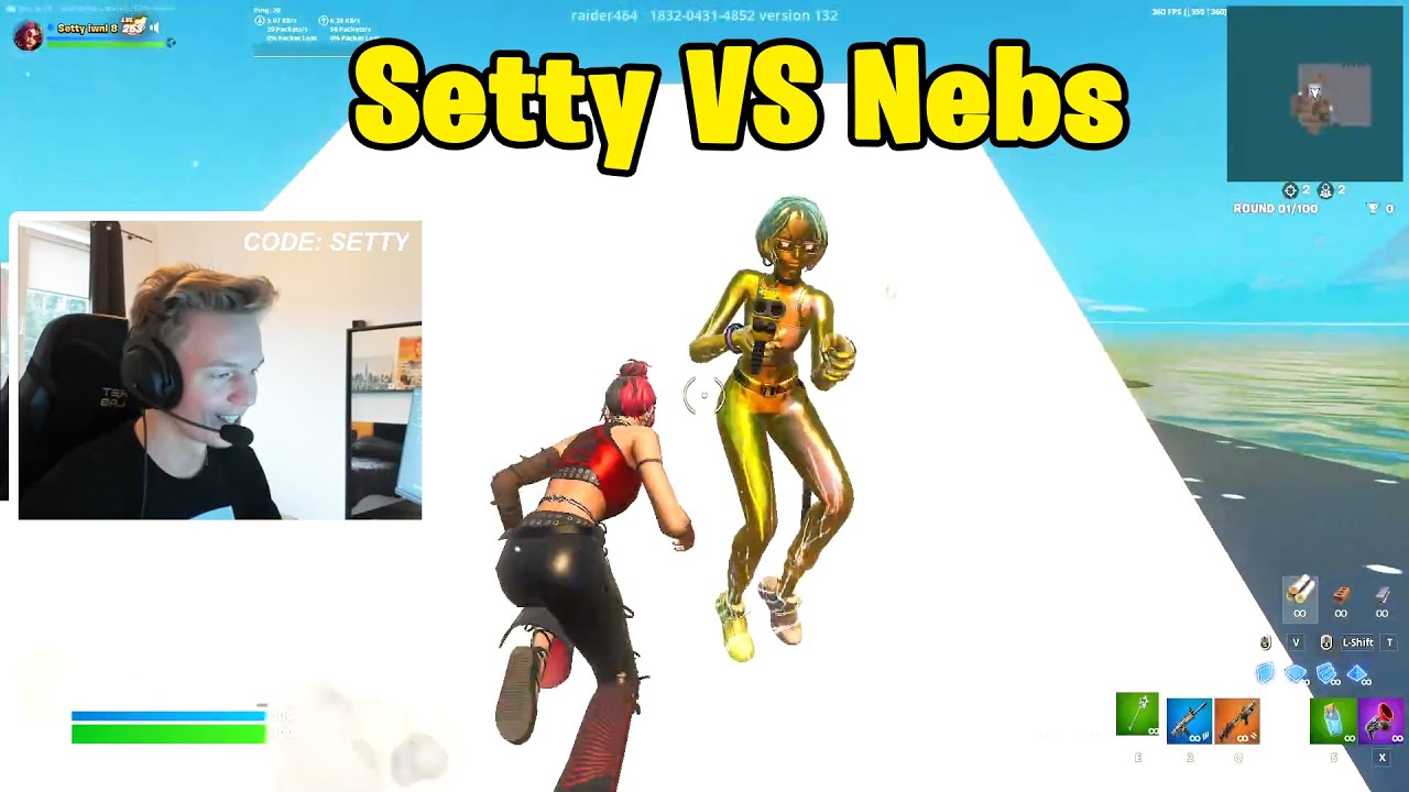 Setty VS Nebs 1v1 Buildfights! (Fortnite)