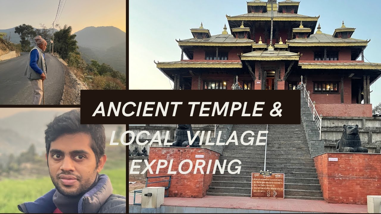 Exploring local villages in nepal !! Trekking to a ancient temple