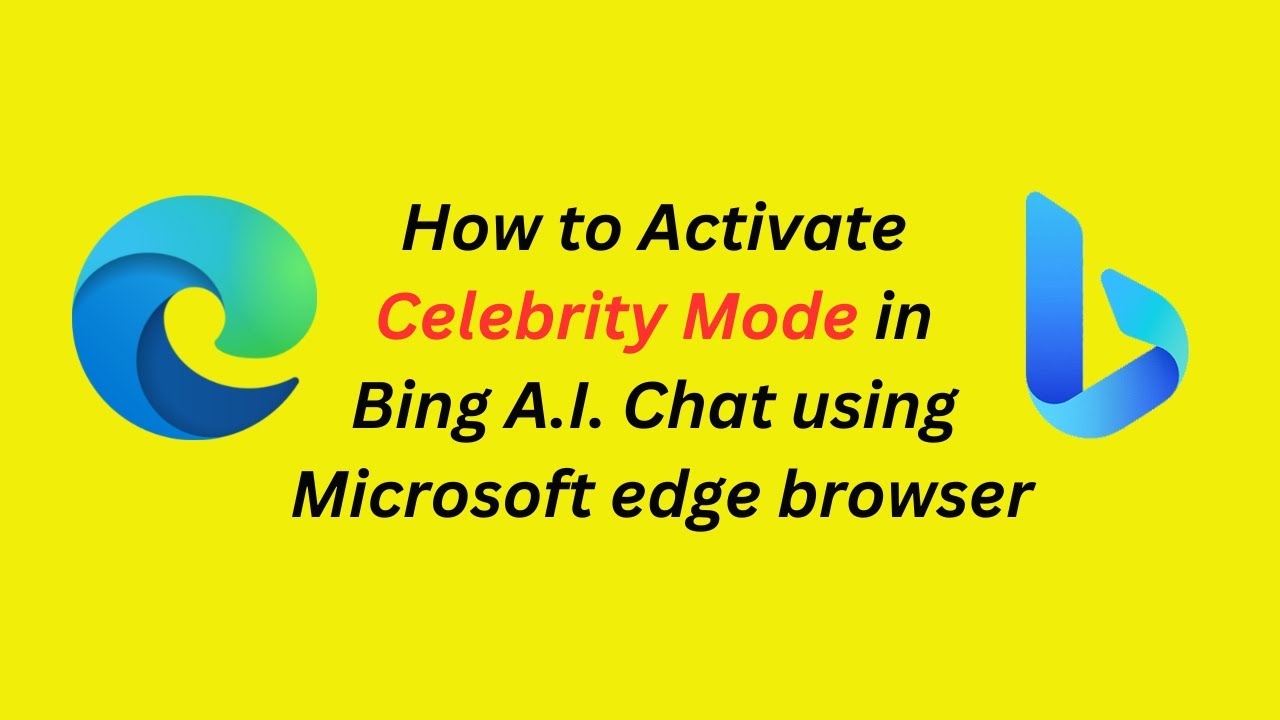 Bing AI Chat celebrity mode
