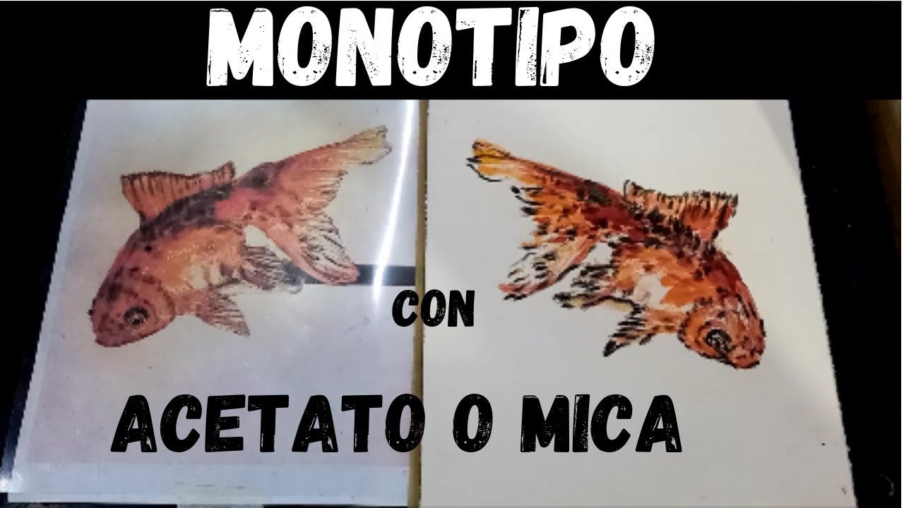 Monotipo con acetato |como hacer monotipo