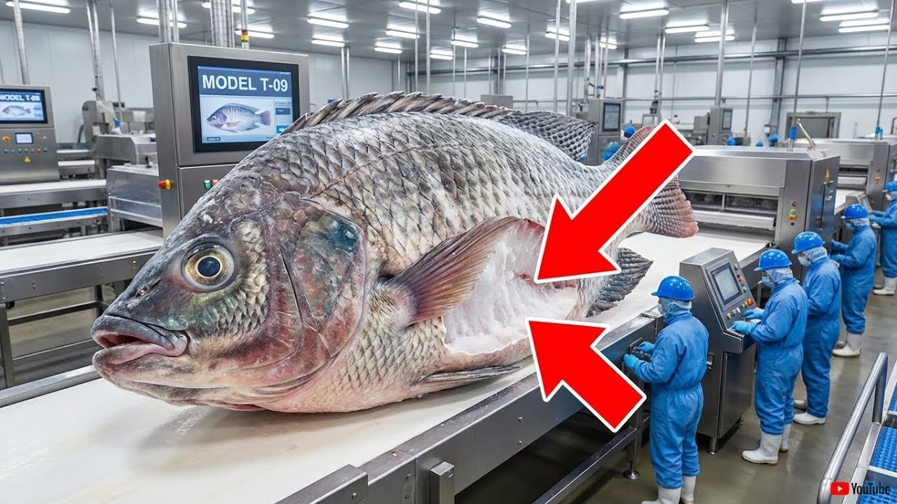 Inside the Factory: Tilapia Fillet Block Production & Rapid Plate Freezing Technology