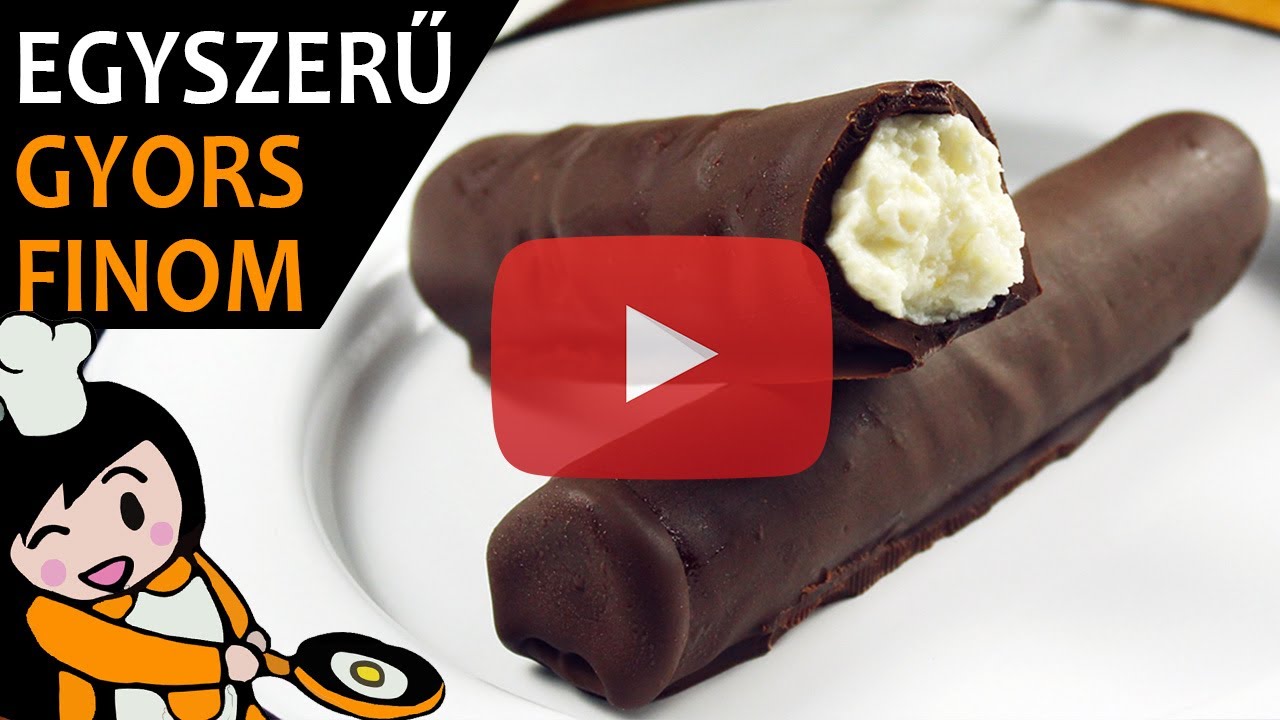 Túró rudi házilag - Recept Videók