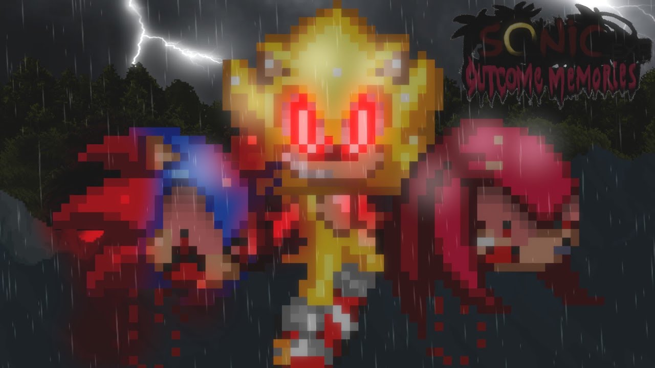 Sonic.Exe: Outcome Memories V0.2 (Fleetway Super Sonic gameplay)!