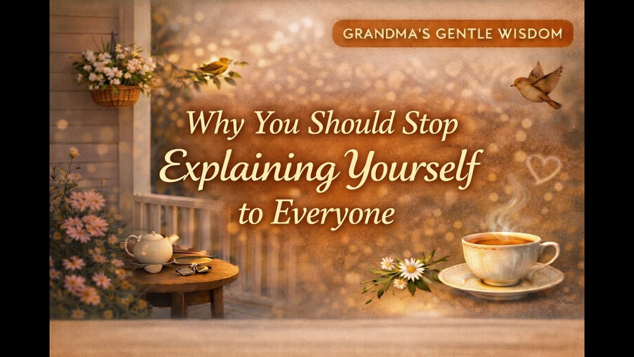 Why You Should Stop Explaining Yourself to Everyone | Grandma’s Gentle Wisdom