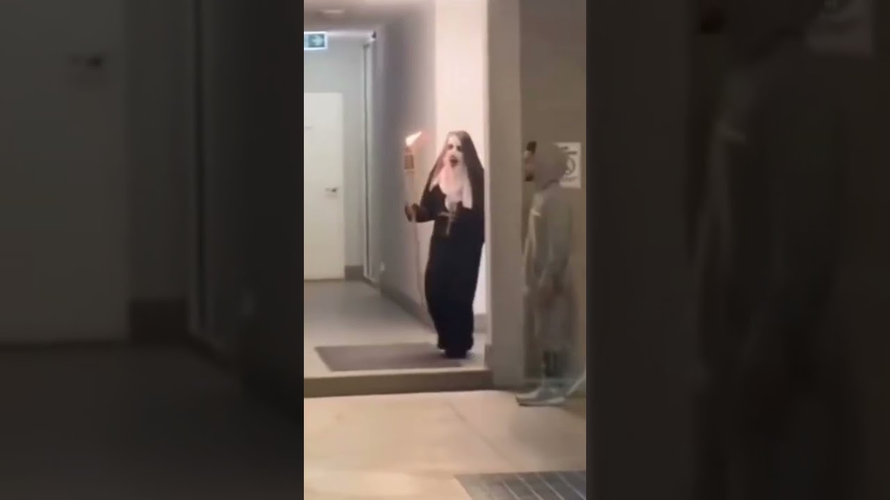 Scary nun prank #shorts