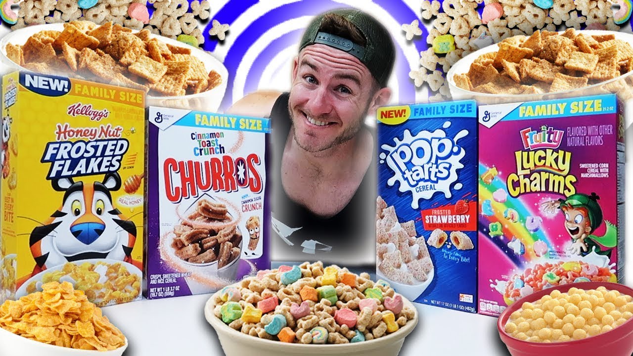THE GREAT AMERICAN CEREAL SLAM CHALLENGE! (9,000+ CALORIES)