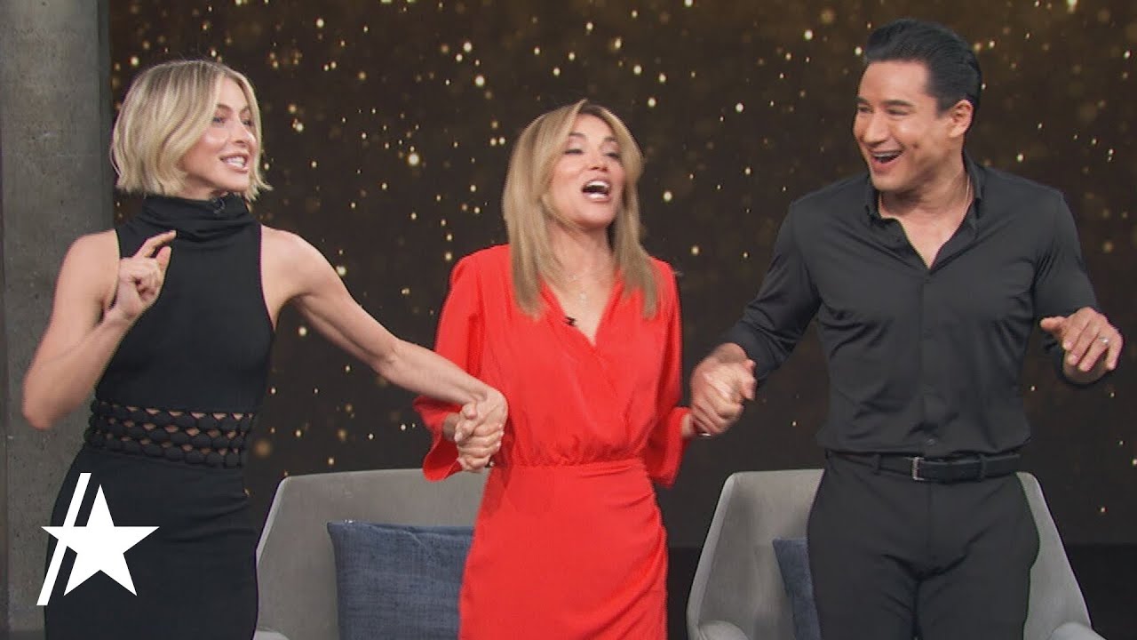 Julianne Hough Teaches Mario Lopez & Kit Hoover DANCE Move
