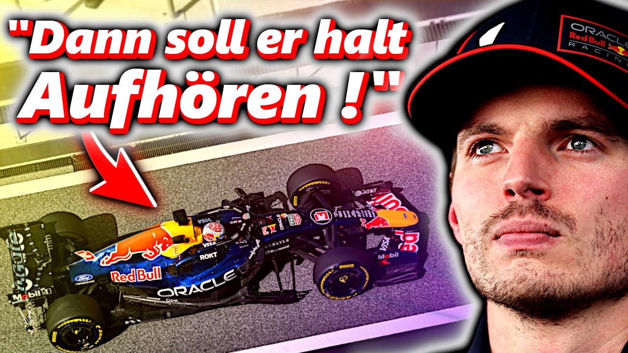 Verstappen's ABRECHNUNG mit der Formel 1 !!