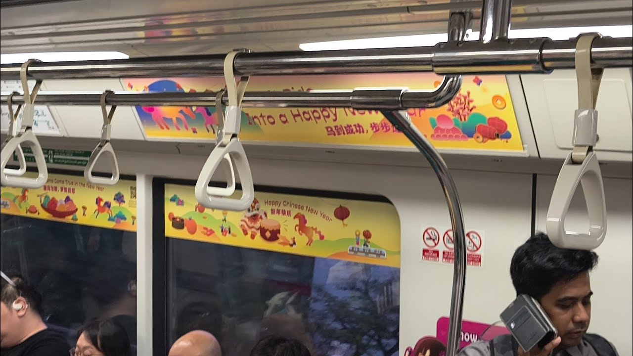 [CNY full interior ads!] SMRT C151B 647/648 NS13 Yishun → NS9 Woodlands 