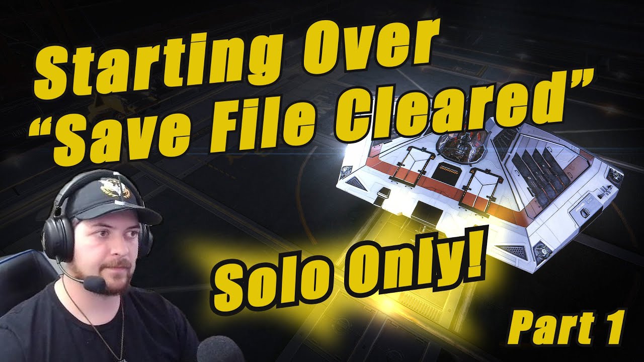 Elite Veteran Starts Over Solo Part 1 - Elite Dangerous