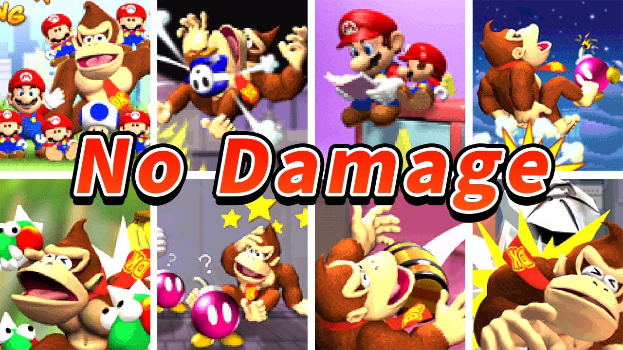 マリオ vs ドンキーコング 全ボスノーダメージ + エンディング集 まとめ (Switch版発売記念)