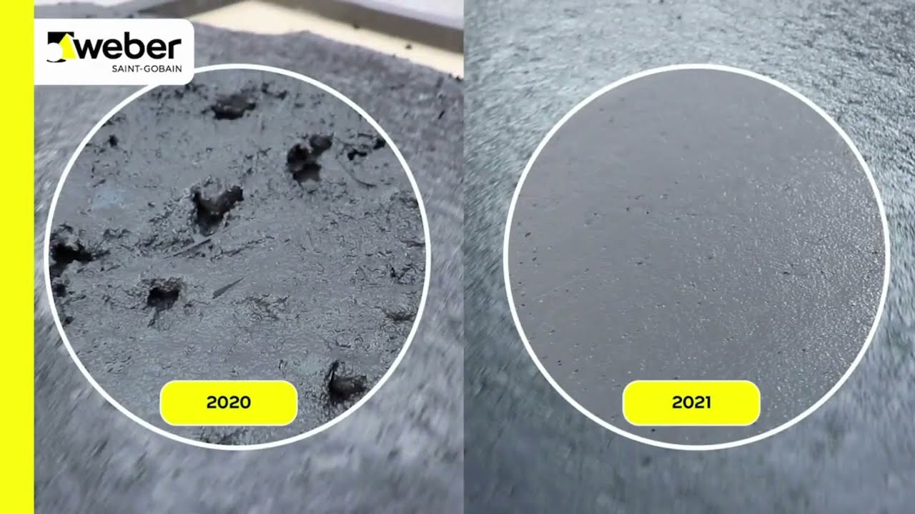 Mortero reparador rápido para áreas de tráfico intenso-Comparativa del webertec trafic 2021 vs 2020