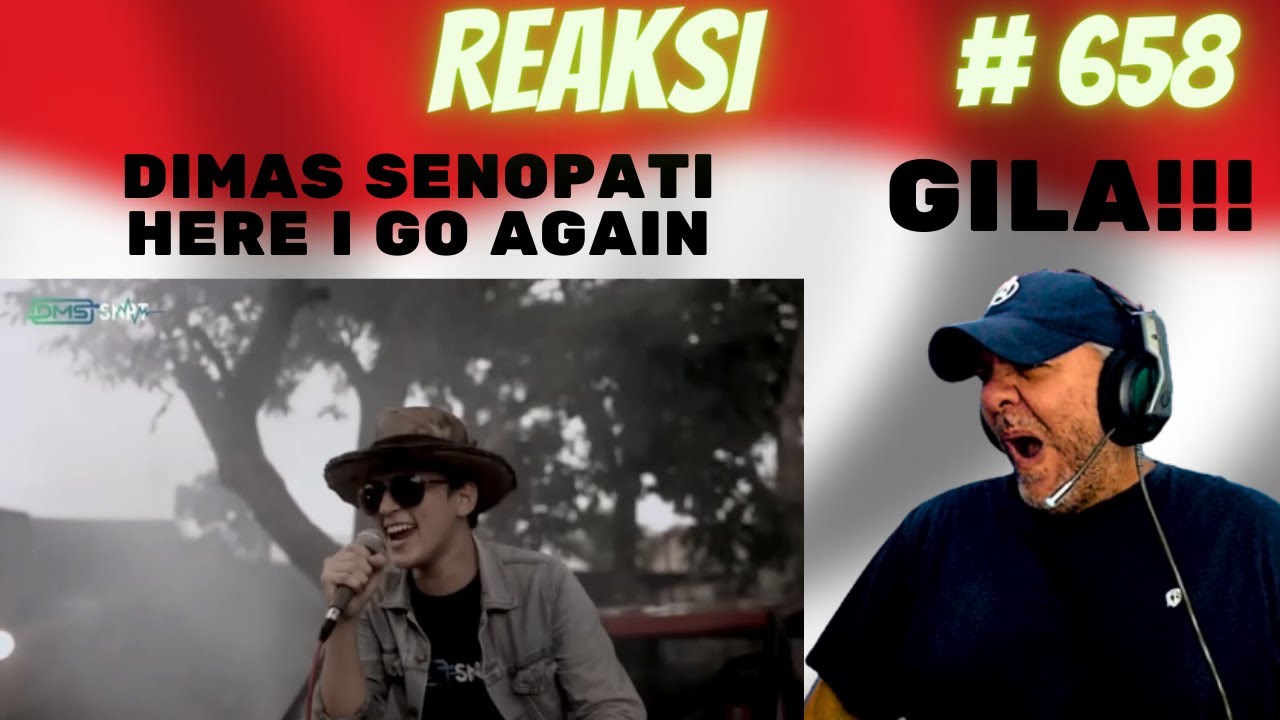 White Snake - Here I go Again Cover by Dimas Senopati- BRAZIL REAKSI #dimassenopati