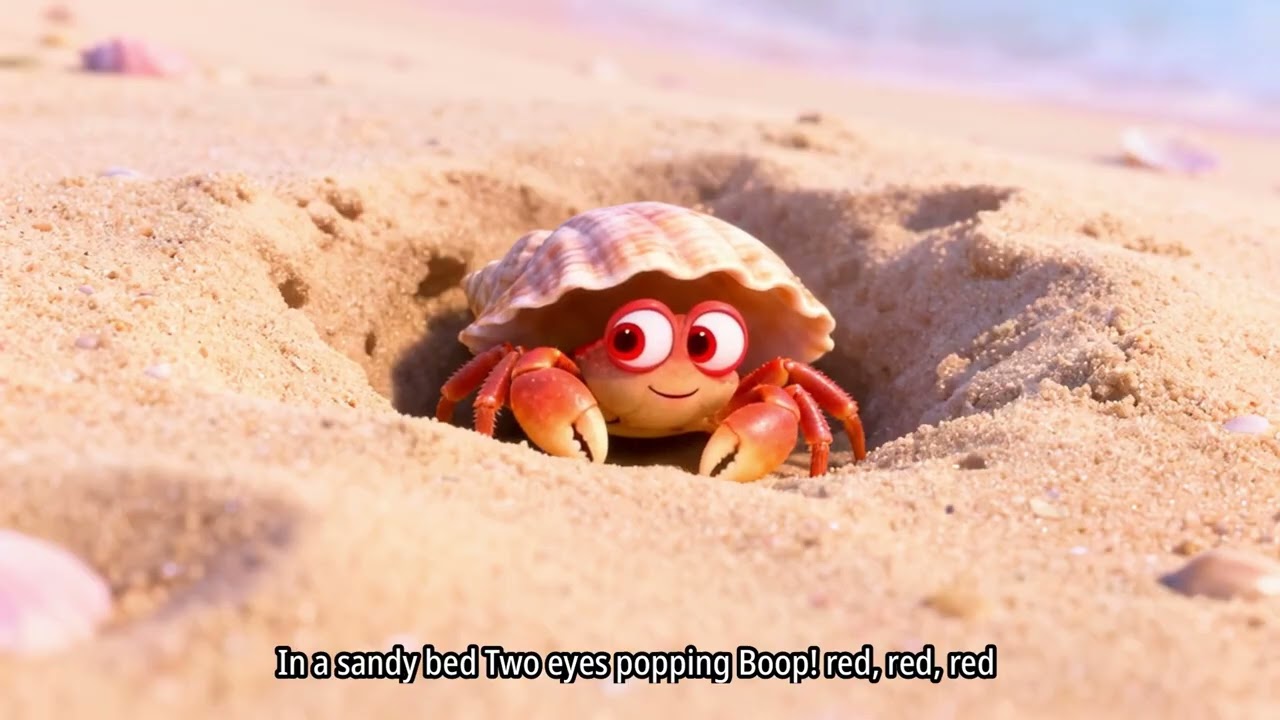 Where is the Crab? 🏖️ Find the Hidden Animals | Ocean Song for Toddlers