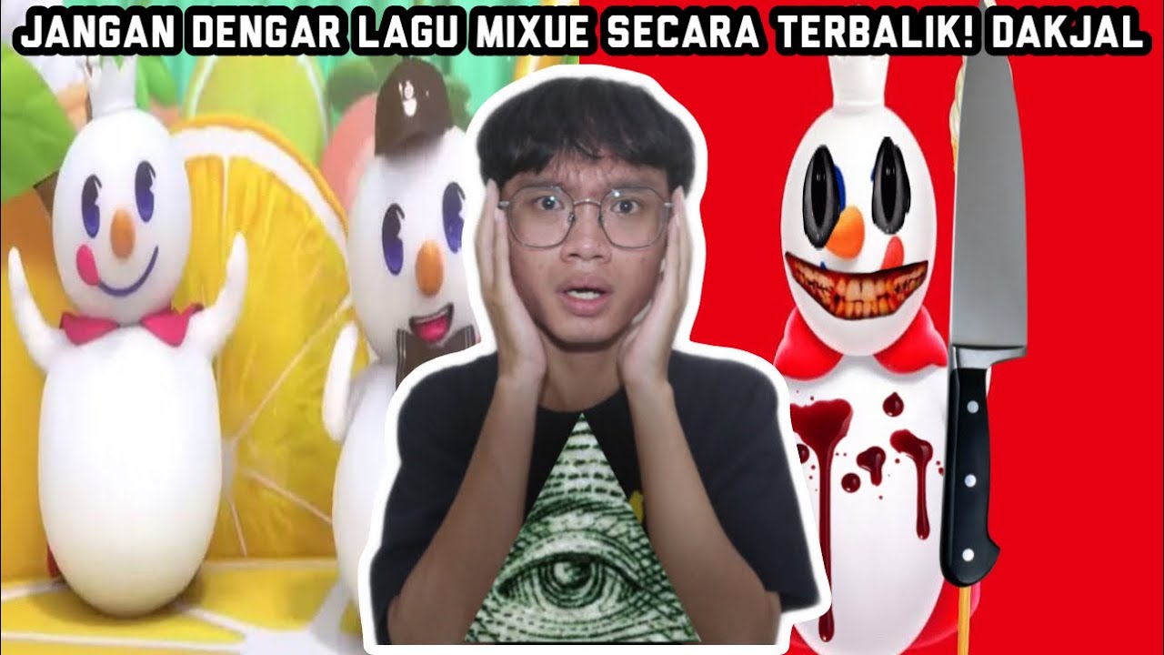 LAGU MIXUE DI PUTAR TERBALIK KOK JADI GINI!? SEREM ABISS....