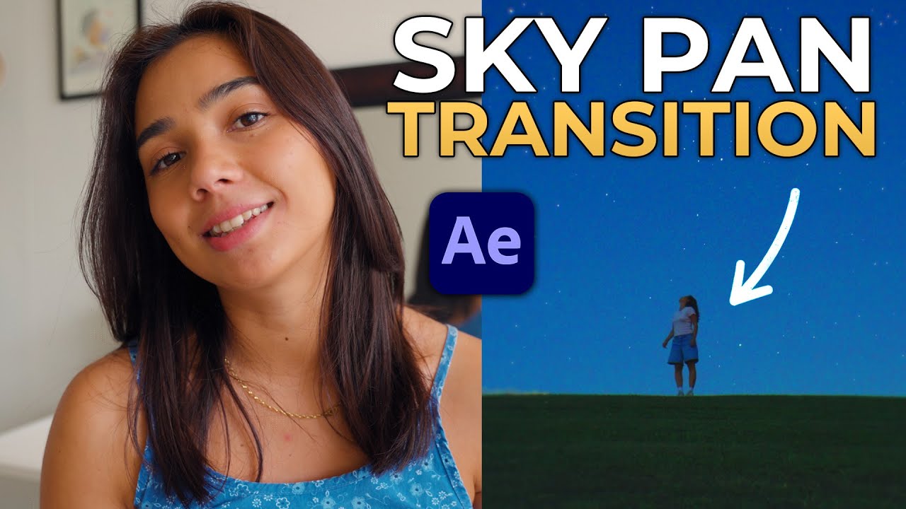 Two Minute Tutorial: @celinabhandari's Sky Pan Transition in After Effects | Adobe Video