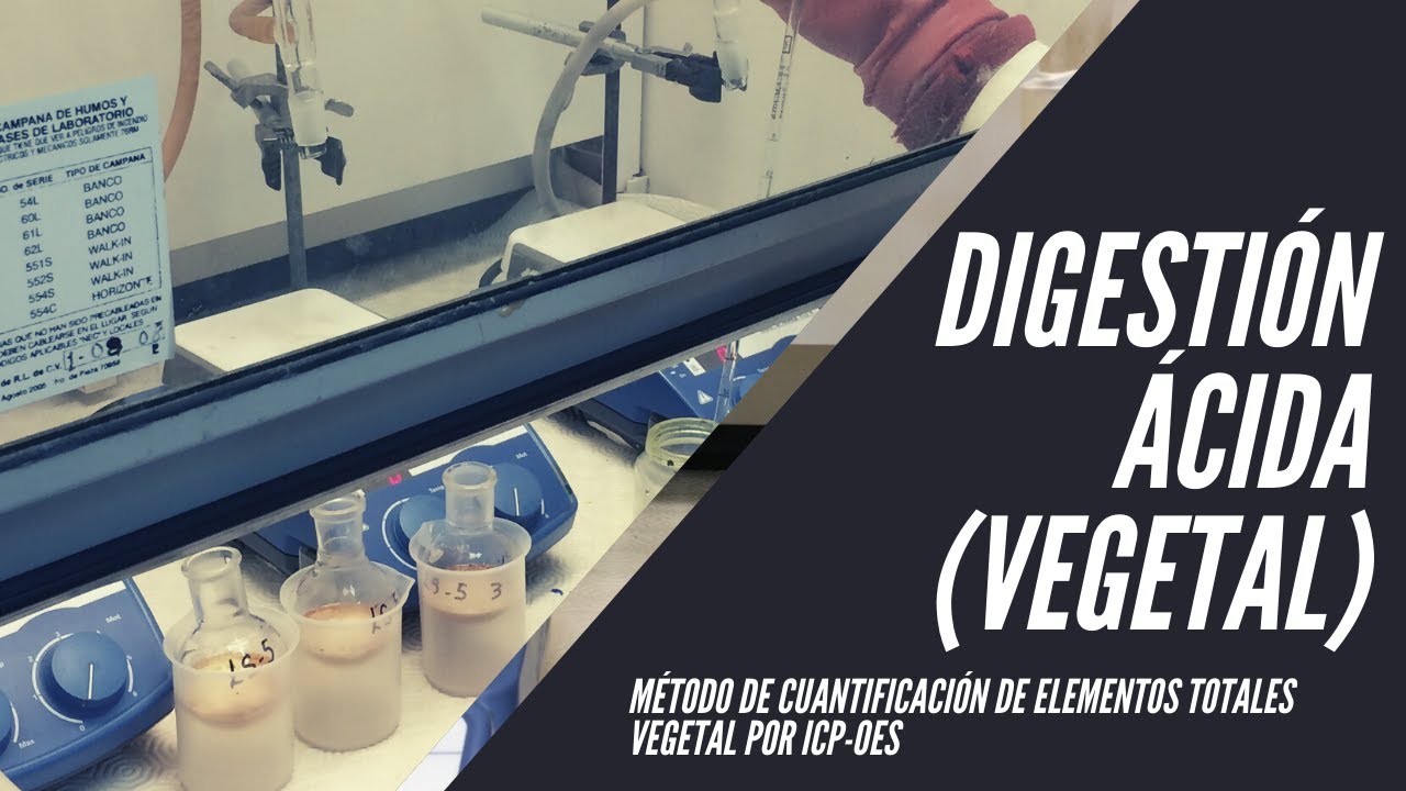 Método de cuantificación de Elementos Totales por ICP-OES (Opción-MÉTODO DE EXTRACCIÓN DE MUESTRAS)